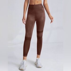 Chic Brown Leggings for Women Set